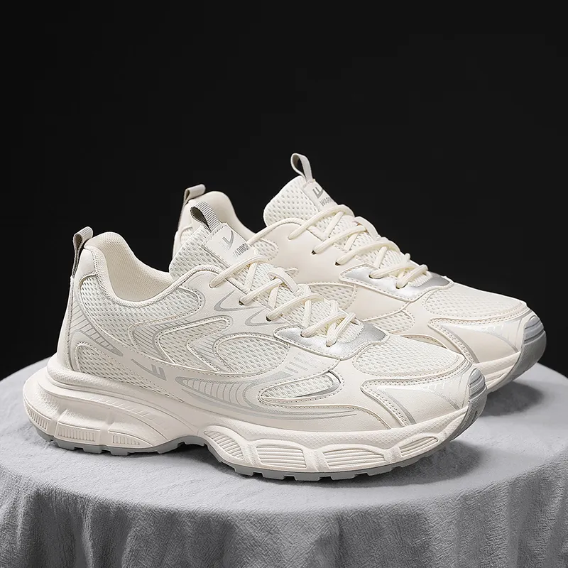 Warrior Abrasion Resistant Height Increasing Low Top Casual Running Shoes Men's-6