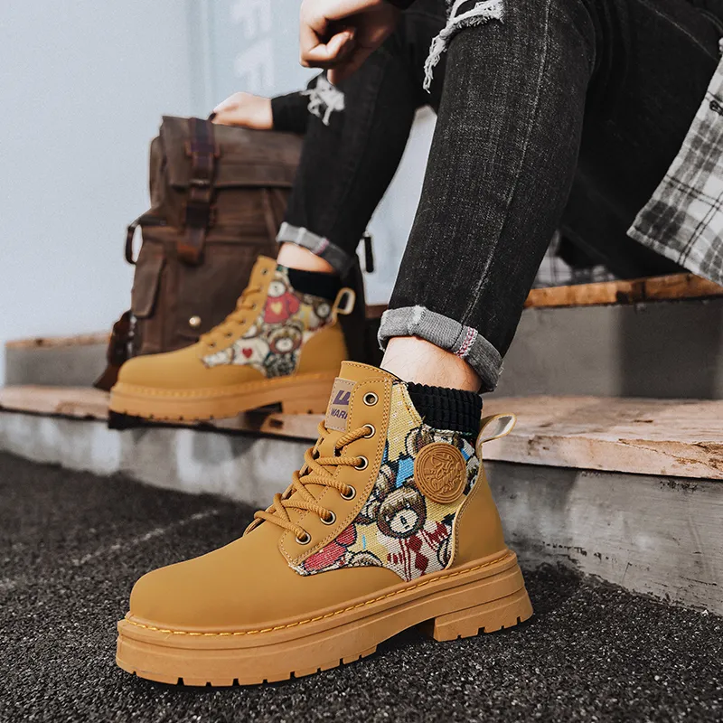 WARRIOR Outdoor Boots Unisex Khaki-76