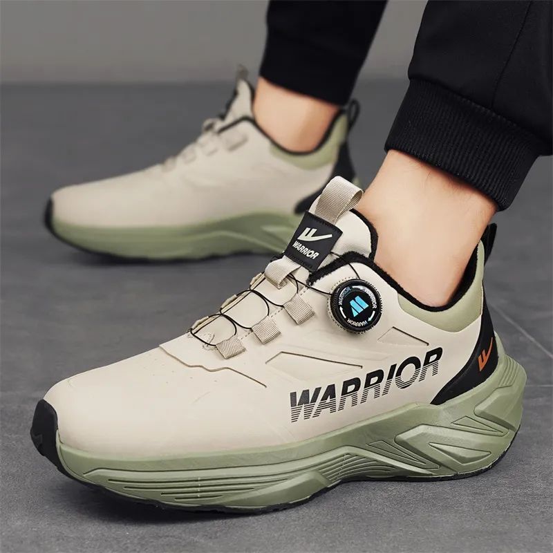 Warrior Anti Slip Wear Resistant Low Top Running Shoes Men's-10