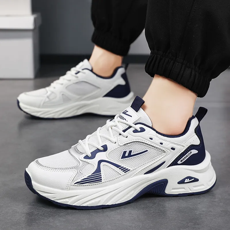 Warrior Retro Sports Shoes Height Increasing Breathable Chunky Sneakers Men's-21