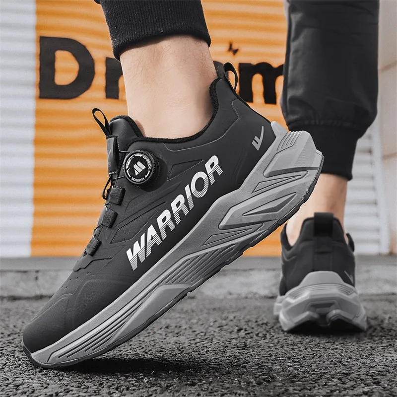 Warrior Anti Slip Wear Resistant Low Top Running Shoes Men's-18