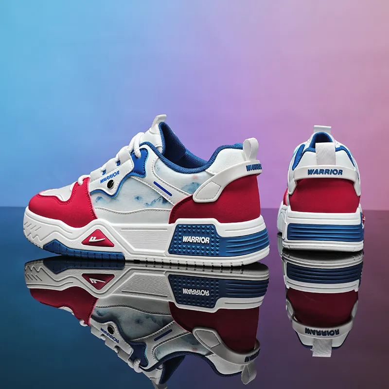 Warrior Height-Enhancing Wear-Resistant Lightweight Breathable Low-Top Casual Shoes Men's-7