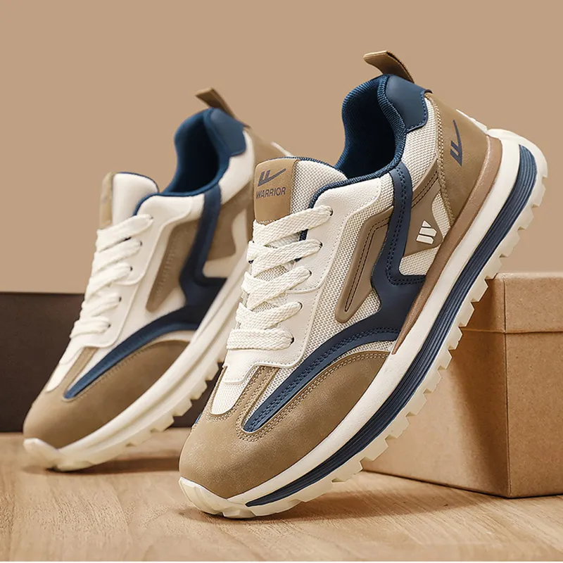 Warrior Cushioned Wear-Resistant Lightweight Chunky Sneakers Men's-5