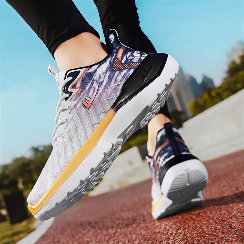 Warrior Cushioning Lightweight Low-Top Running Shoes Men's-13
