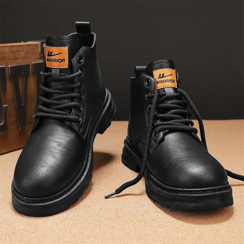 WARRIOR Martin Boots Men Brown-16
