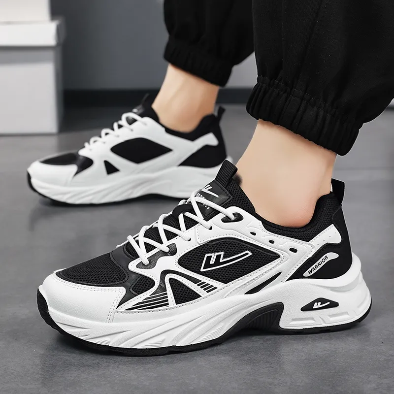 Warrior Retro Sports Shoes Height Increasing Breathable Chunky Sneakers Men's-13