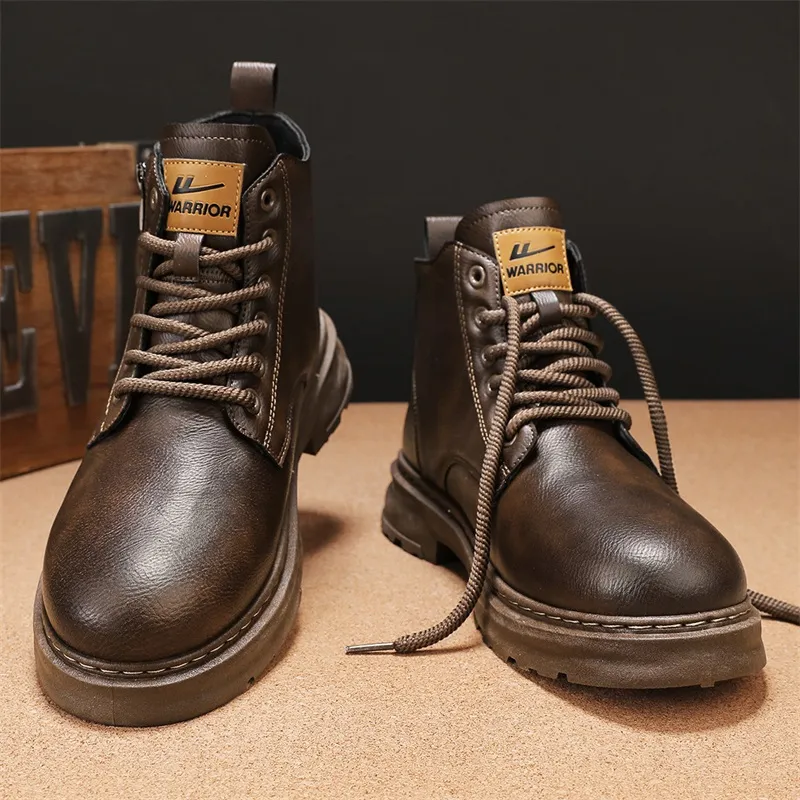 WARRIOR Martin Boots Men Brown-2