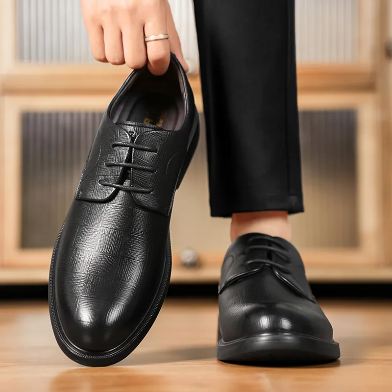 Warrior Dress Shoes Men's Black-3
