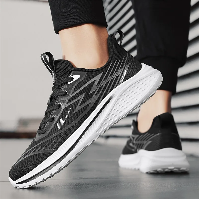 WARRIOR Running Shoes Men Low Top White Blue Yellow/Gray Blue Green/Gray Moon Orange/Black White-31
