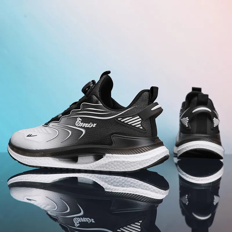 Warrior Running Physical Exam Shoes Breathable Lightweight Height Increasing Low Top Sports Casual Shoes Men's-6