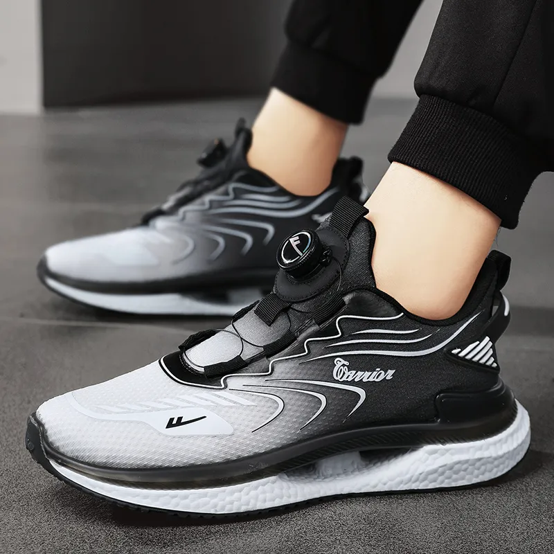 Warrior Running Physical Exam Shoes Breathable Lightweight Height Increasing Low Top Sports Casual Shoes Men's-4