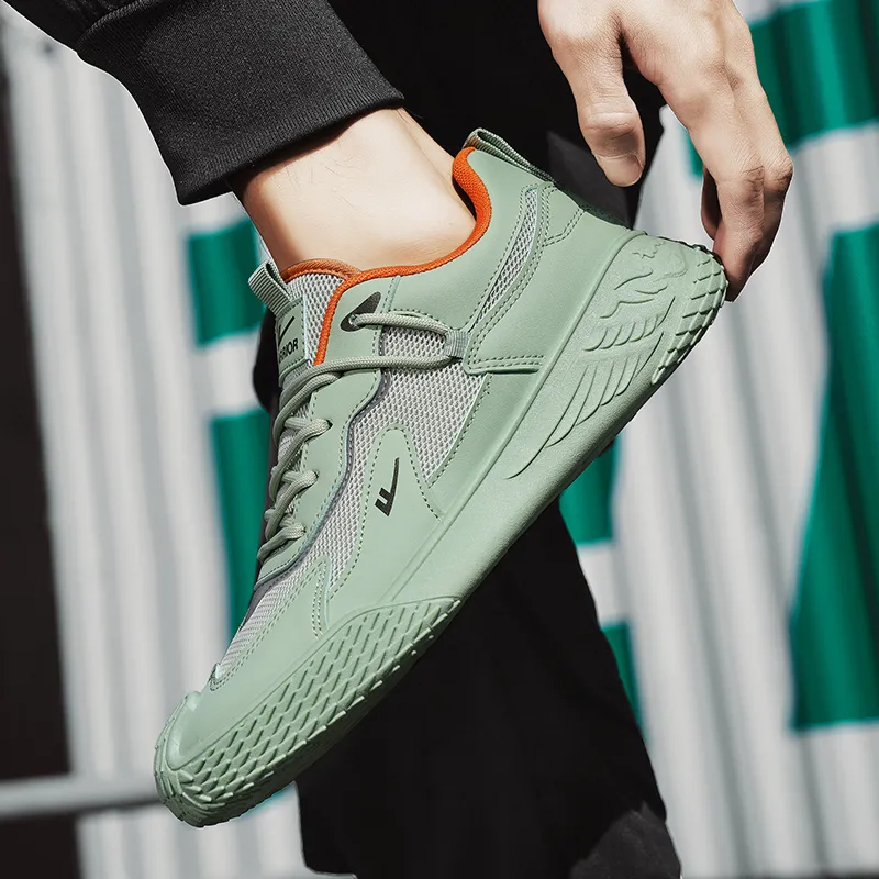 WARRIOR Casual Shoes Men Low Top Beige Khaki Dark Blue/White Dark Blue Dark Gray/Green/Black Khaki Orange-22