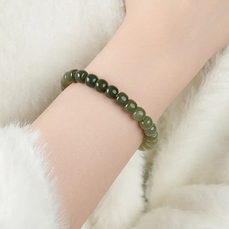 DARA Hetian Jade Bracelets Green Jade Women's-5