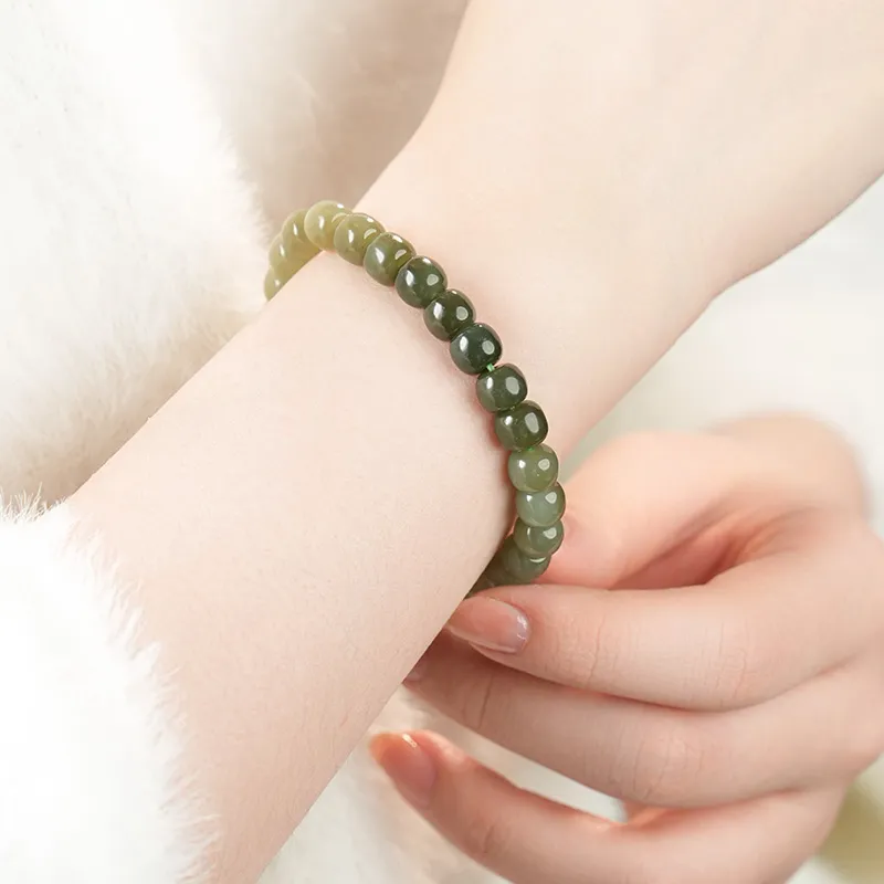 DARA Hetian Jade Bracelets Green Jade Women's-7