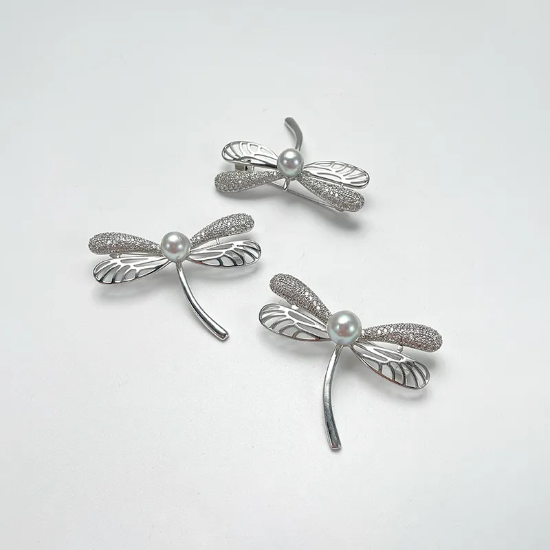 DARA Pearl Brooches Women's-3