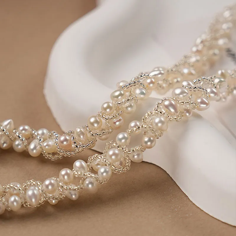 DARA Freshwater Pearl Necklace Set Women's-4