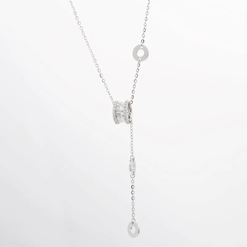 DARA S925 Silver Necklaces Women's-3