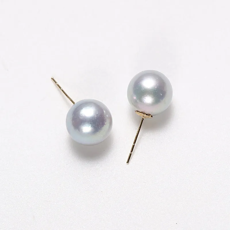 DARA Saltwater Pearl Stud Earrings Women's-3