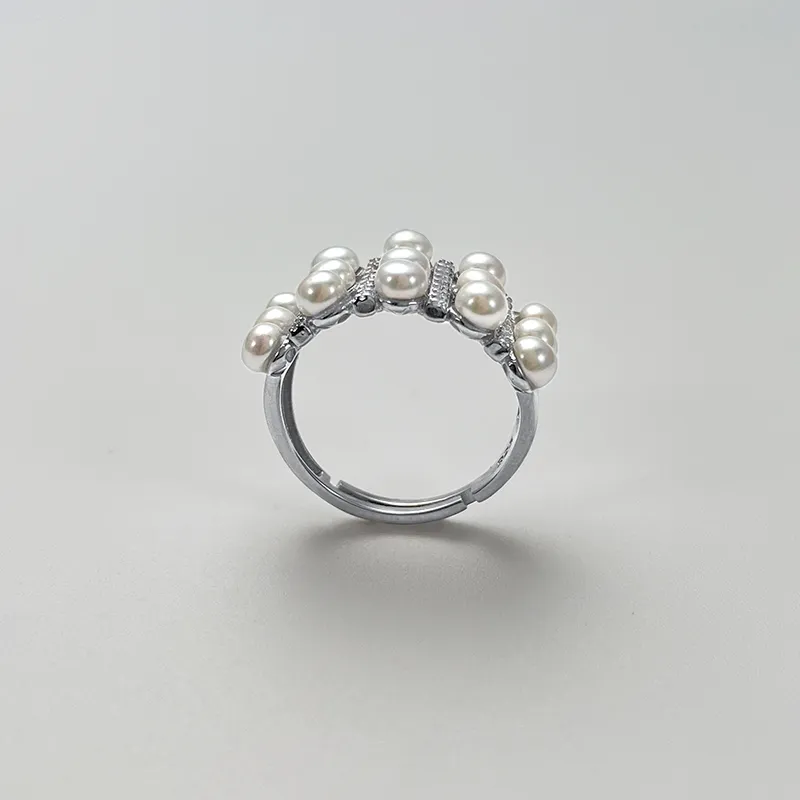 DARA Pearl Rings Women's-3