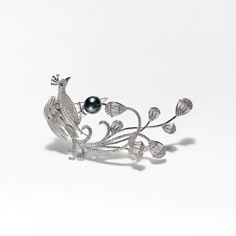 DARA Saltwater Pearl Brooches Women's-1