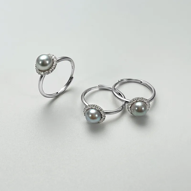 DARA Pearl Rings Women's-2