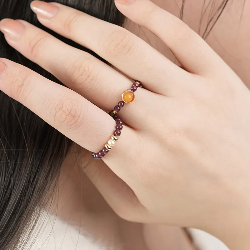 DARA Colored Gemstone Rings Women's-2