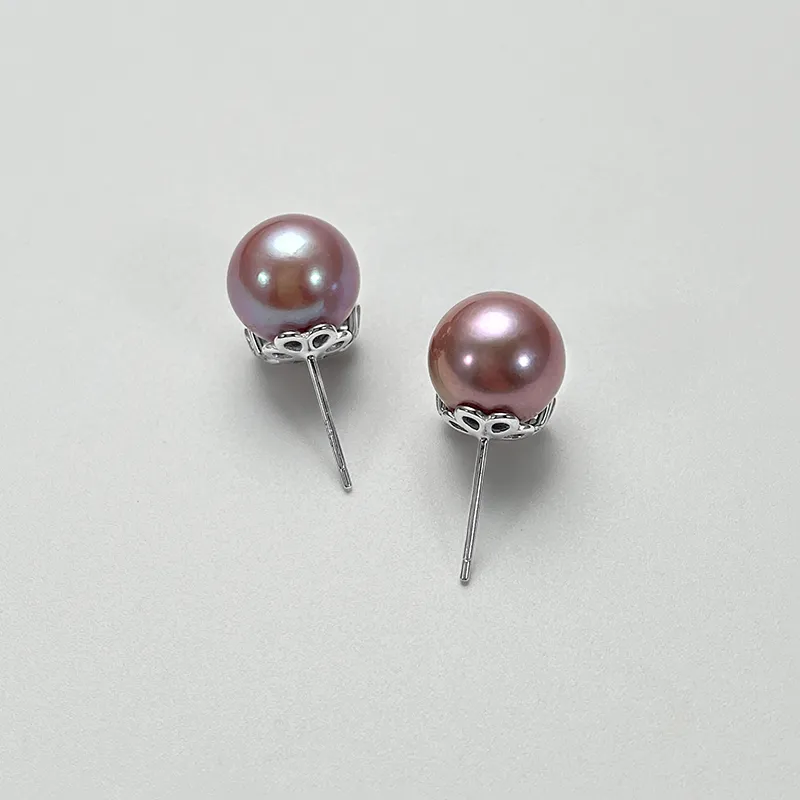 DARA Pearl Stud Earrings Women's-3