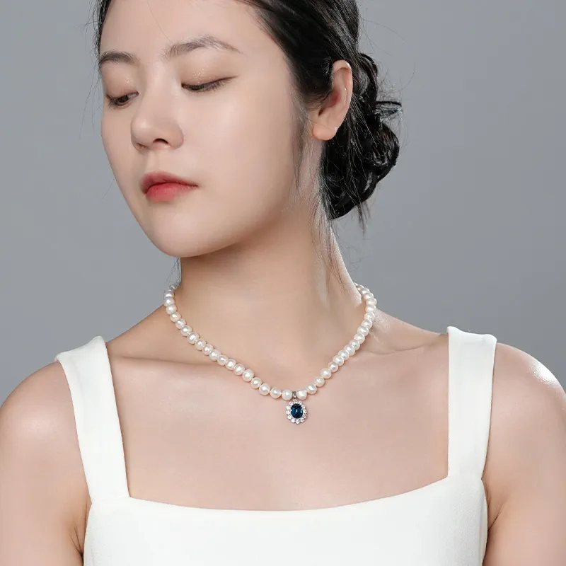 DARA Pearl Necklaces Women's-5