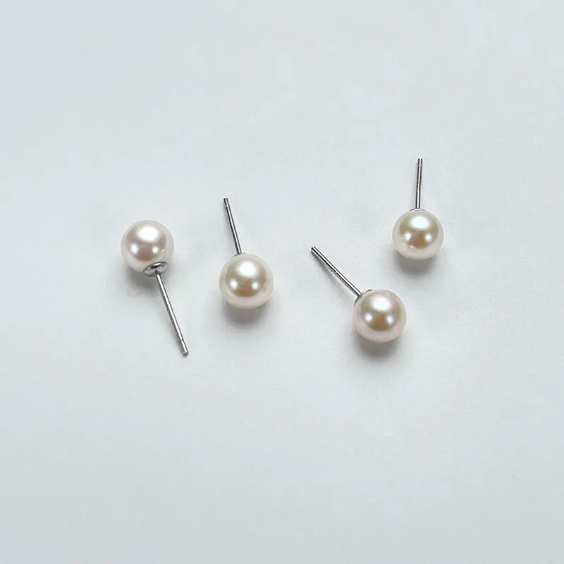 DARA Pearl Stud Earrings Women's-1