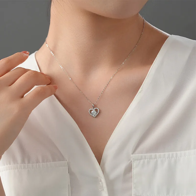 DARA S925 Silver Necklaces Women's-5