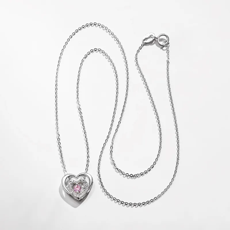 DARA 925 Sterling Silver Necklaces Women's-2