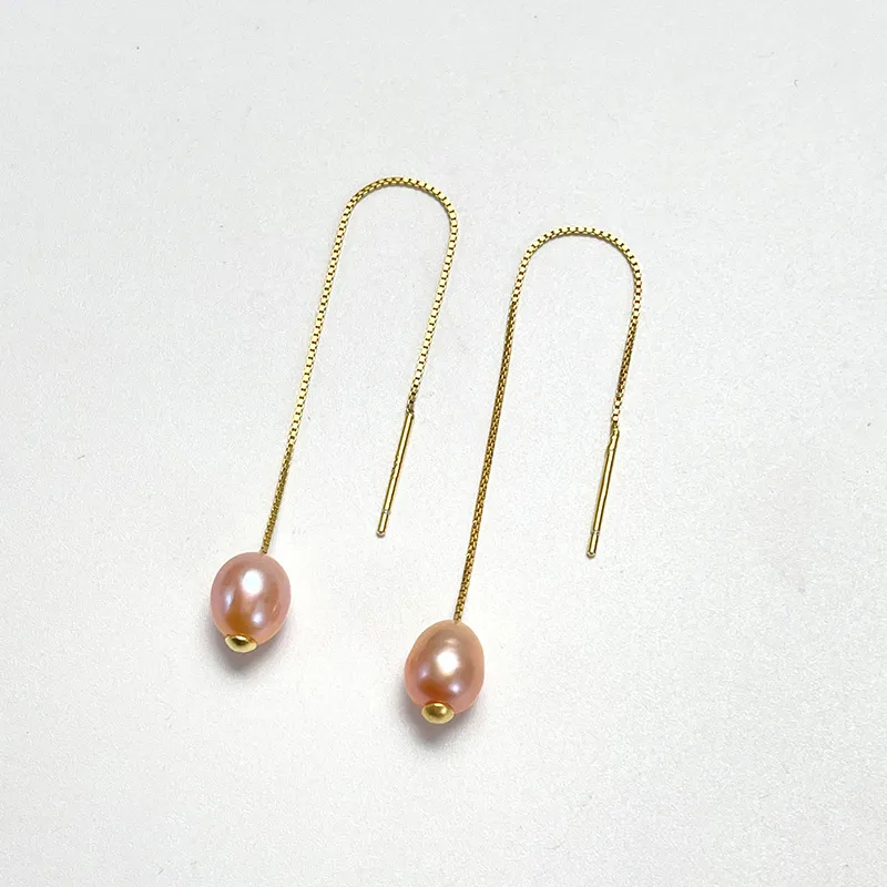 DARA Pearl Drop Earrings Women's-2