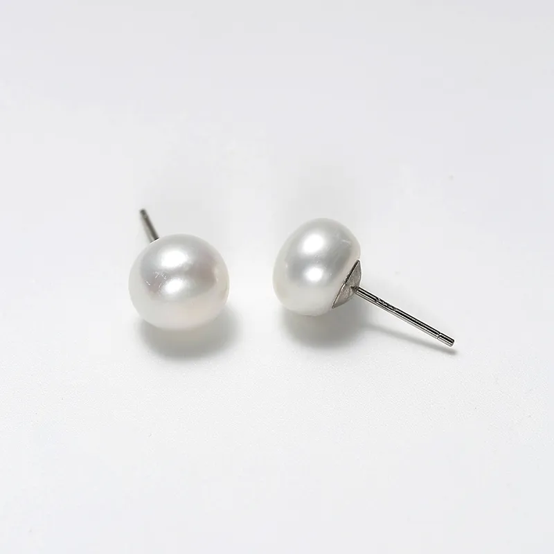 DARA Pearl Stud Earrings Women's-3