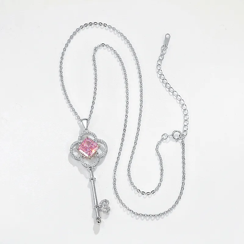 DARA S925 Silver Necklaces Women's-1
