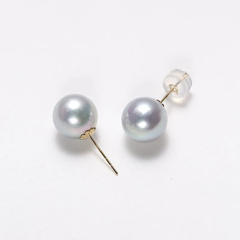 DARA Saltwater Pearl Stud Earrings Women's-2