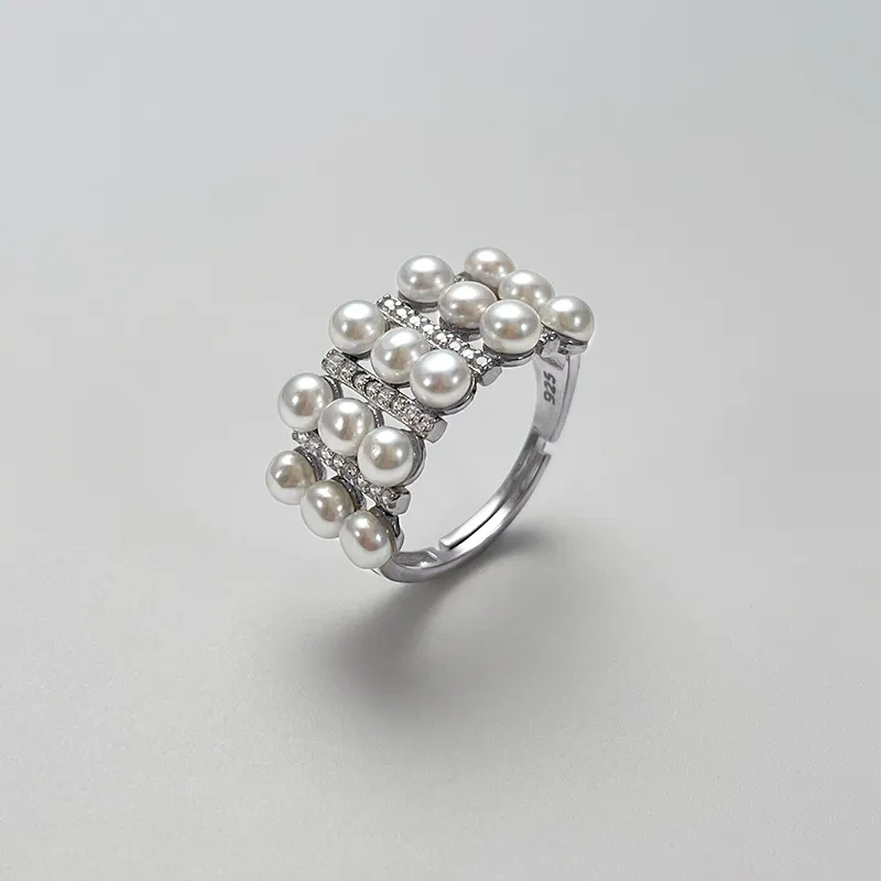 DARA Pearl Rings Women's-1