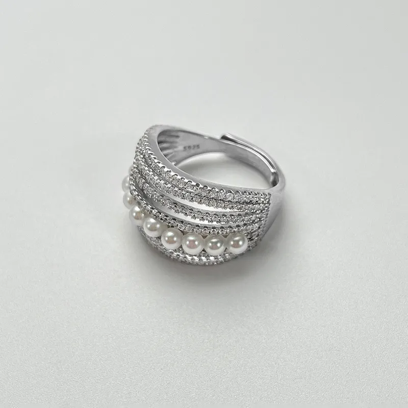 DARA Pearl Rings Women's-3