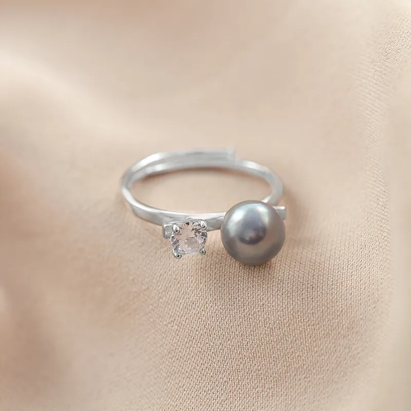 DARA Pearl Rings Women's-2