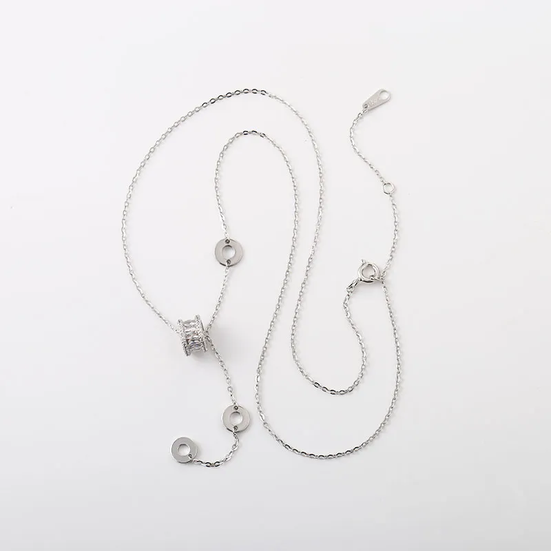 DARA S925 Silver Necklaces Women's-4
