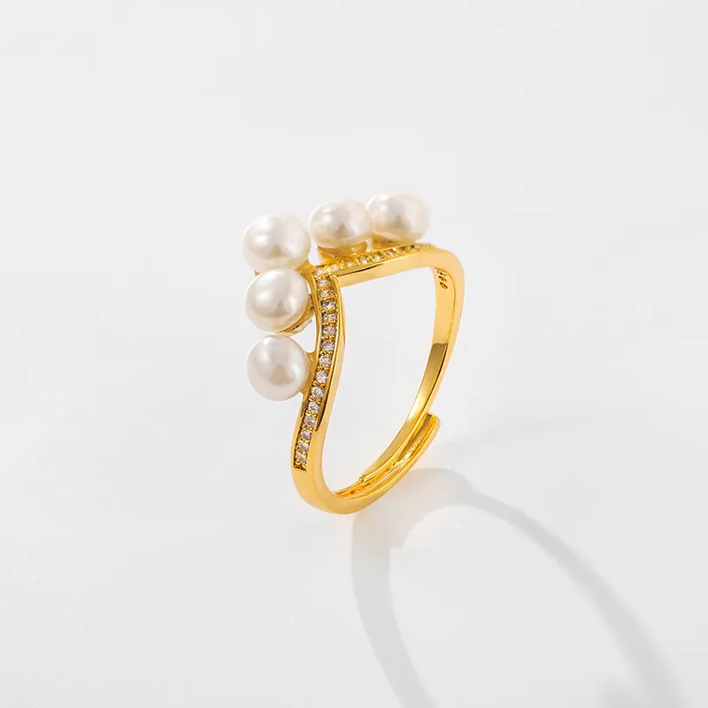 DARA Pearl Rings Women's-1