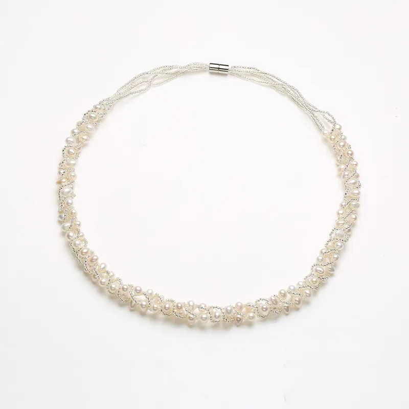 DARA Freshwater Pearl Necklace Set Women's-5