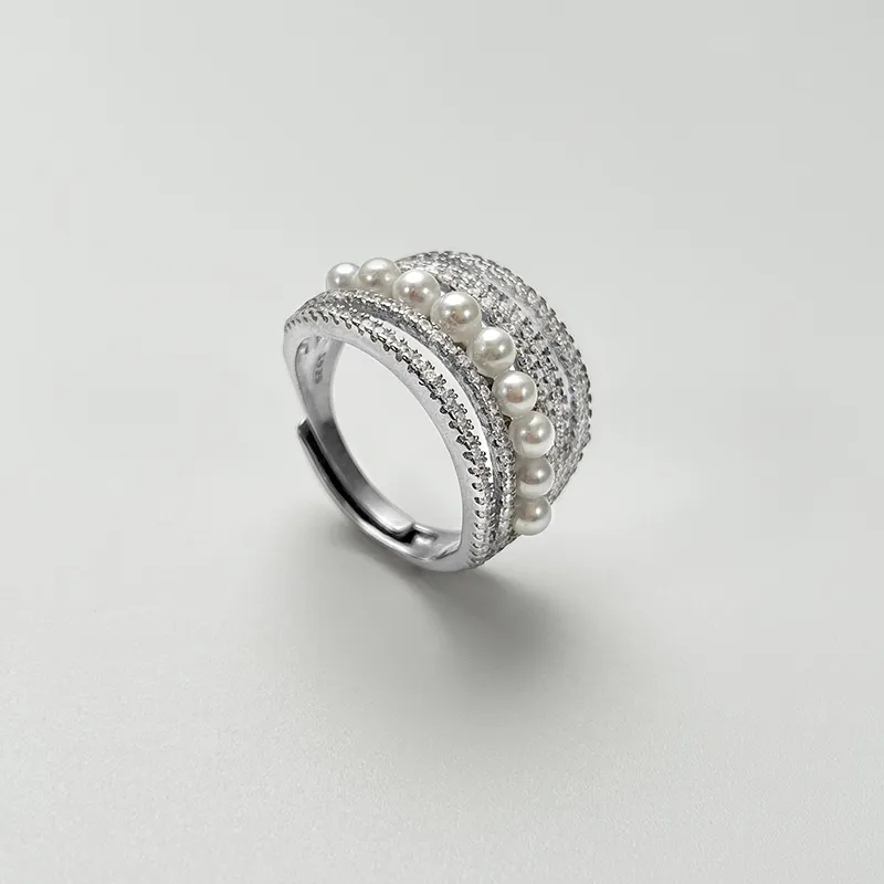 DARA Pearl Rings Women's-2