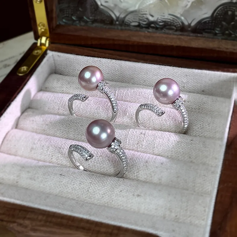 DARA Pearl Rings Women's-6