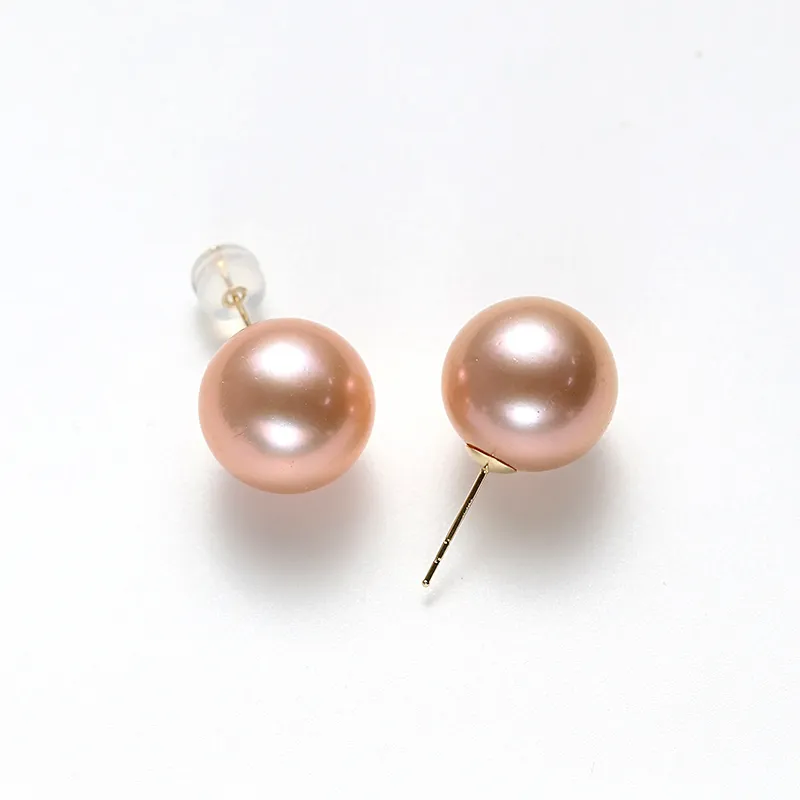 DARA Freshwater Pearl Stud Earrings Women's-1