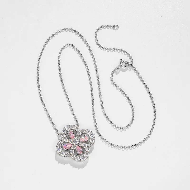 DARA 925 Sterling Silver Necklaces Women's-2