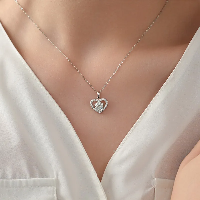 DARA S925 Silver Necklaces Women's-4