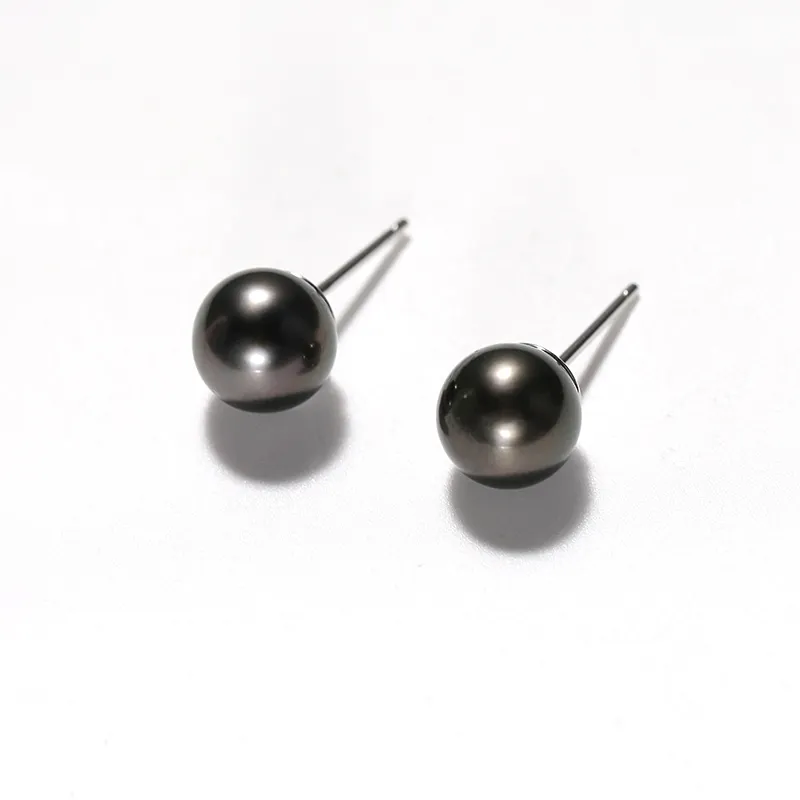 DARA Saltwater Pearl Stud Earrings Women's-3