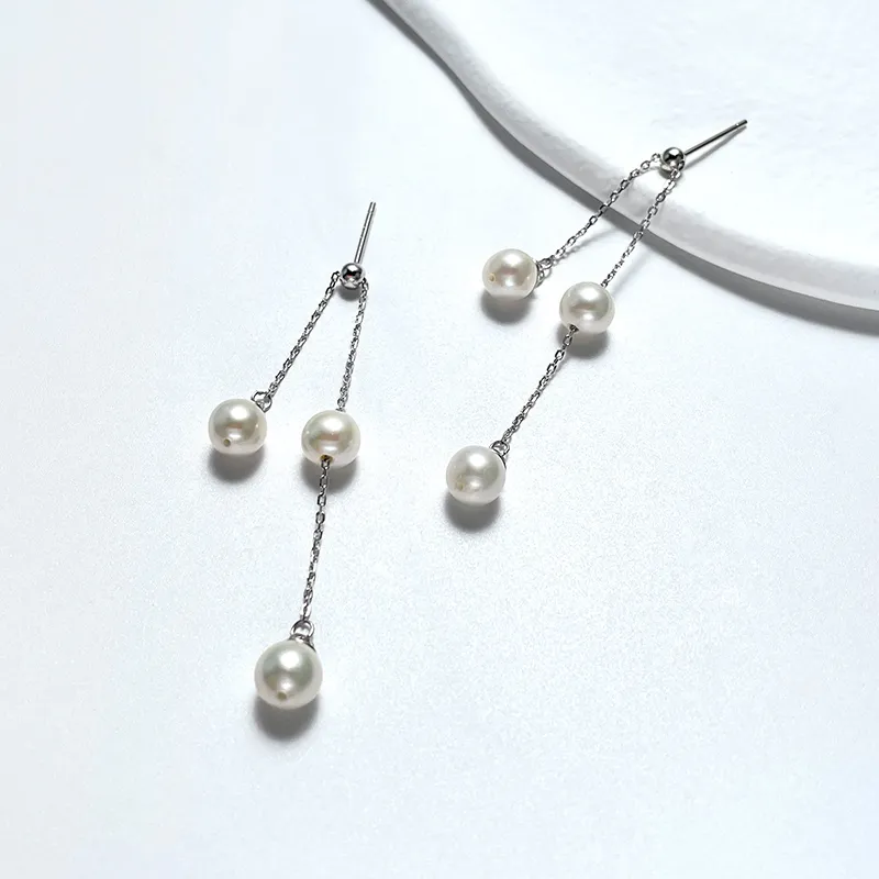 DARA Pearl Drop Earrings Women's-2