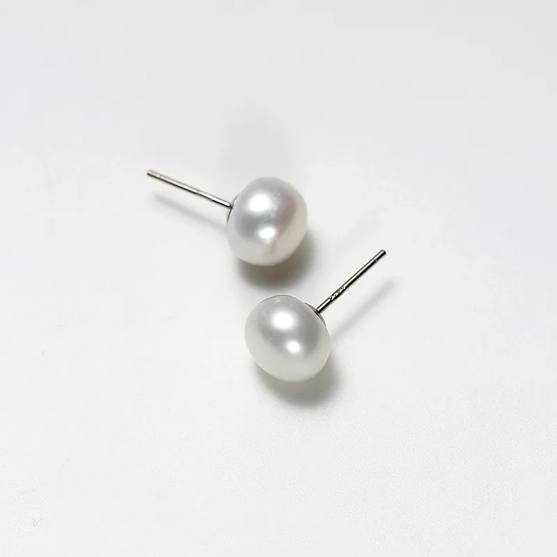 DARA Pearl Stud Earrings Women's-2