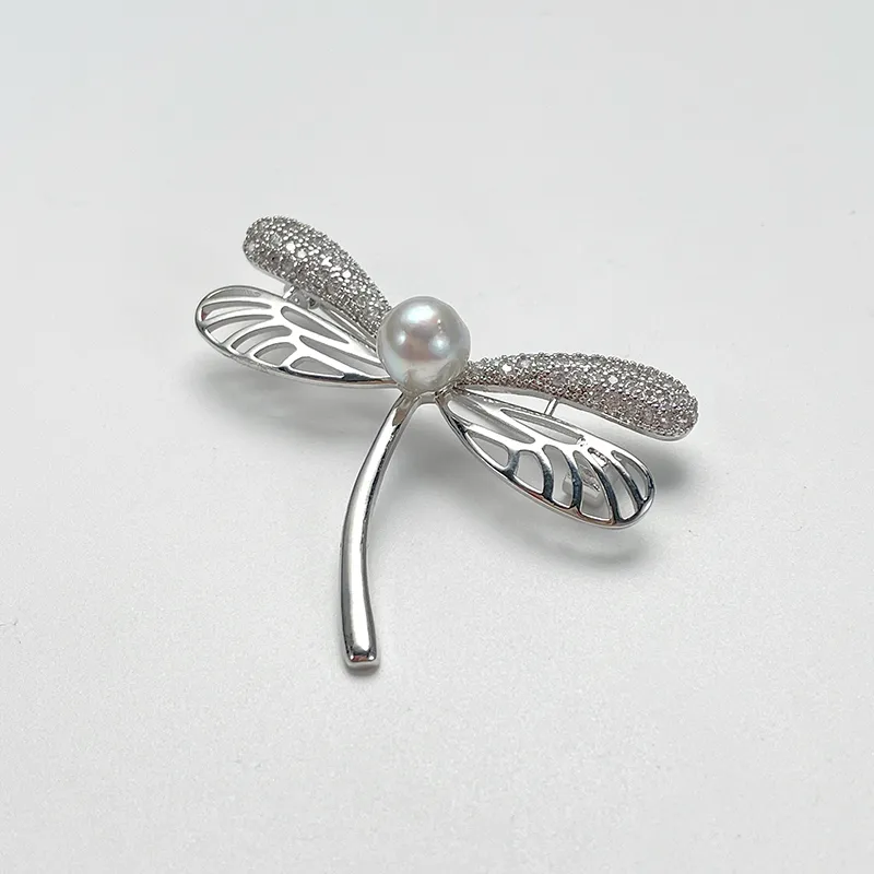 DARA Pearl Brooches Women's-2
